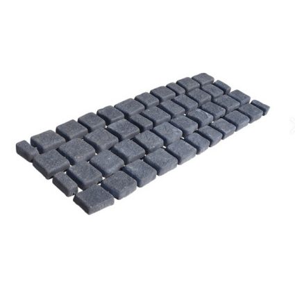 Carpet Stone สี่เหลี่ยมผิวเรียบ 2 ซ.ม. สีแบล็คเกรย์